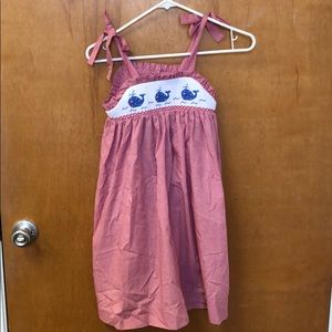 Kissy Fish Smocked dress